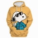 thumbnail image 4 of Sudadera con capucha de dibujos animados de Snoopy para mujer, edición de primavera y otoño, sudadera con cuello redondo para mujer, nueva moda 2024, ropa deportiva para parejas, 4 of 5