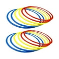 thumbnail image 4 of Anillos de entrenamiento de agilidad, resistentes, prácticos, multiusos, portátiles, gimnasio en casa para , niños, entrenador de fútbol, , 50cm 12 Piezas, 4 of 8
