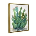 thumbnail image 3 of Stupell Botanical Desert Prickly Pear Cactus Botanical & Floral Painting Gold Floater Framed Art Print Wall Art, 3 of 9