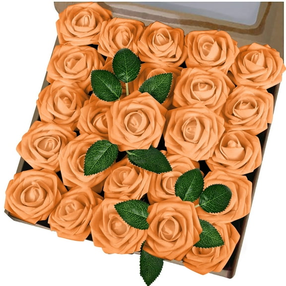 BNNG Valentine's Day DIY Daily Gift Rose Foam Flower Illustration Decoration Bouquet Wedding Home Festival Natural-Looking Large Artificial Flowers Personalized Eternal Flower Box