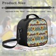 thumbnail image 5 of Uourmeti Sunflower Pattern Portable Design Kids Lunch Bag for Hiking Travel, Neat Stitching Kids Insulated Lunch Bag, 5 of 6