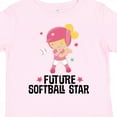 thumbnail image 4 of Inktastic Future Softball Star Girl Girls Toddler T-Shirt, 4 of 5