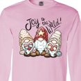 thumbnail image 4 of Inktastic Joy to the World Christmas Gnomes Long Sleeve T-Shirt, 4 of 5