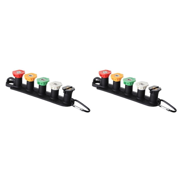 Juego de puntas de boquilla Sidaley con soporte para boquilla manguera de jardín 1/4 pulgadas 7 Boquillas 5 Boquillas 2piezas