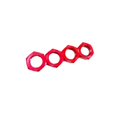thumbnail image 1 of Ensemble de 4 Écrou de Roue Hexagonale pour 1:7 1:8 Accessoires de Remplacement de Véhicules RC Rouge, 1 of 6