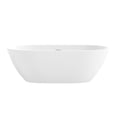 thumbnail image 2 of OVE Ayago 66 in. Freestanding Bathtub in Glossy White, 2 of 9