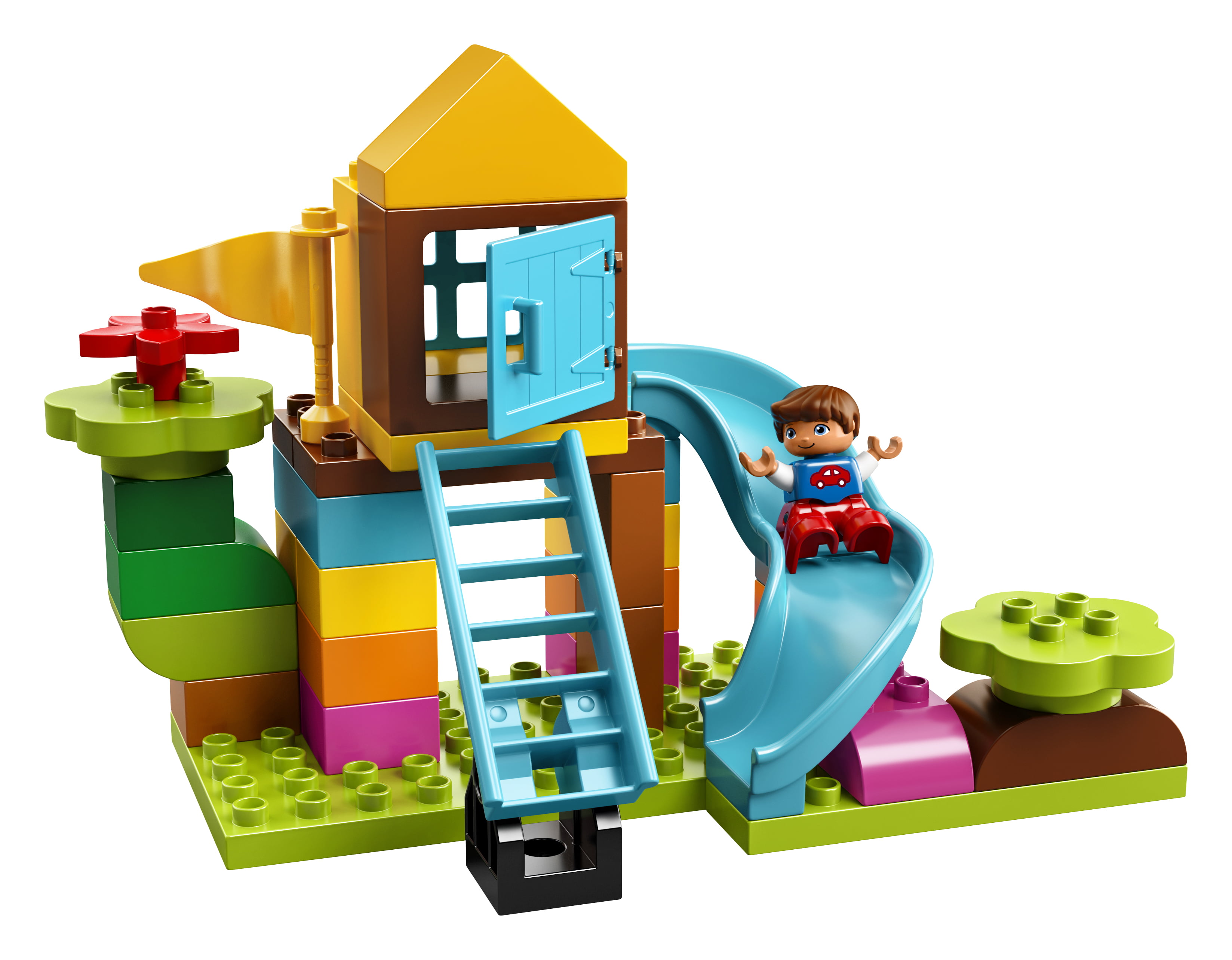 igen Krydret Settle LEGO DUPLO My First Large Playground Brick Box 10864 - Walmart.com