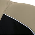 thumbnail image 4 of Classic Accessories Fairway Neoprene Paneled Golf Cart Seat Cover, Light Khaki/Black, 4 of 11