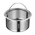 thumbnail image 6 of YFind Kitchen Vegetable Washing Basin Strainer Stainless Steel Sink Drain Strainer, 6 of 10