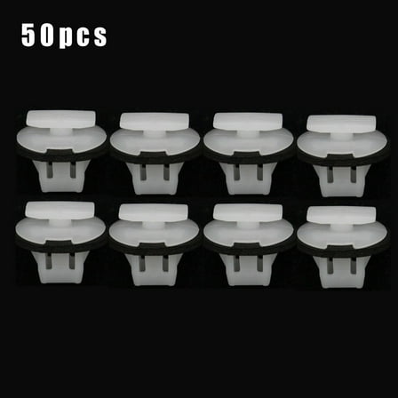 50pcs For Nissan Exterior-Wheel Fender Flare Molding Clip White 76882JG10A