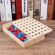 thumbnail image 1 of Juego de Damas Tablero de Madera ANGGREK Juguetes Educativos Familia Duradera, 1 of 8
