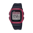 thumbnail image 2 of Reloj Casio de cuarzo para hombre Correa clásica de resina negra modelo W-96H-4AVCF, 2 of 2