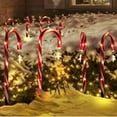 thumbnail image 1 of Decoraciones solares Candy Cane Lights Lámpara LED de Navidad para Sharpla Luces de bastones de caramelo, 1 of 8