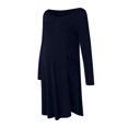 thumbnail image 3 of Vedolay Maternity Dresses for Plus Size Women Female Long Sleeve Maternity Dress Pregnancy Clothes Dresses for Pictures Blue,L, 3 of 5