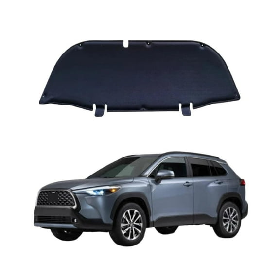 MPXBM Front Hood Engine Sound Pad,Compatible With Toyota Corolla Cross XG10 2022-2024 Sound Insulation Cotton Fireproof Interiors