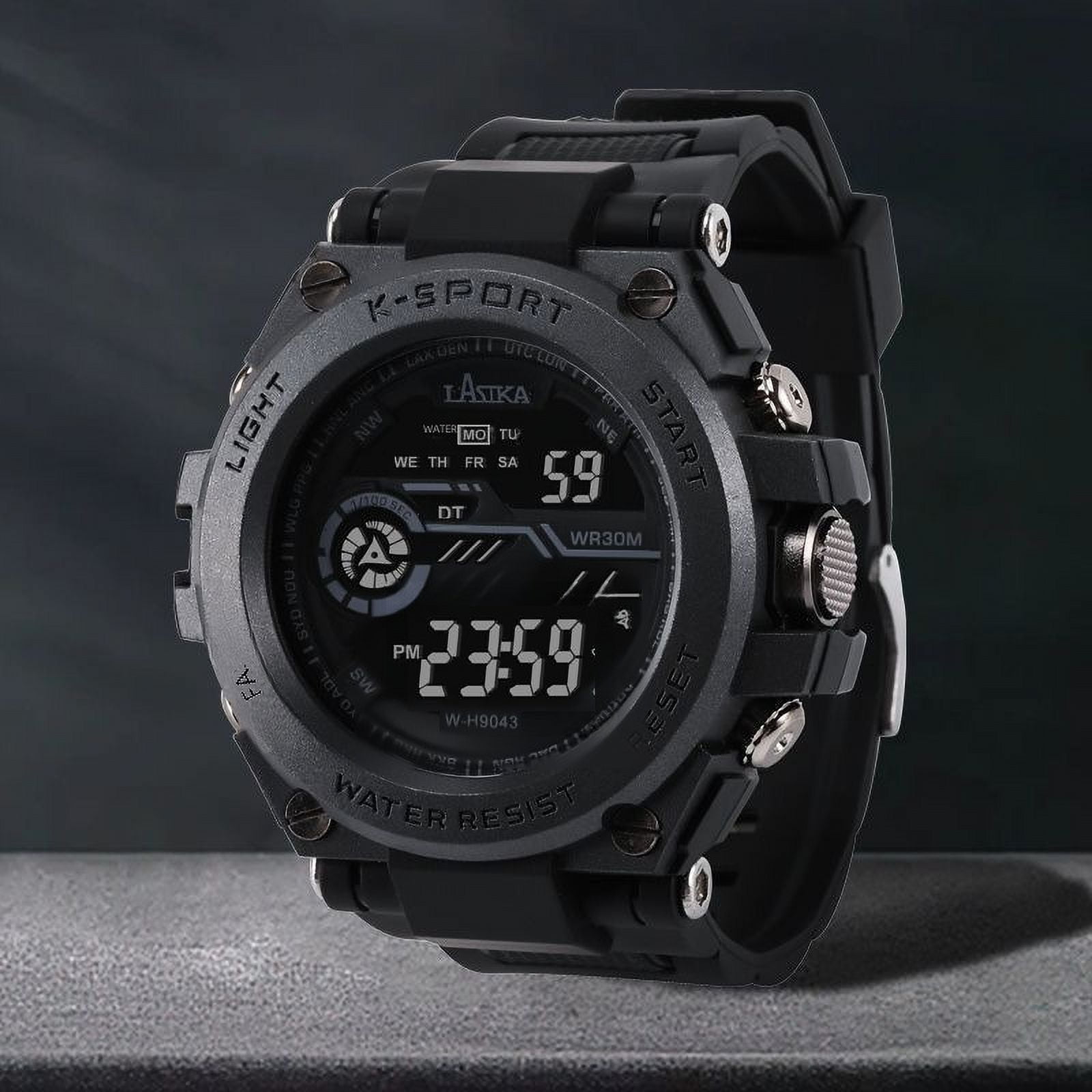 Zkysteio Men's Watch waterproof sports student High-looking