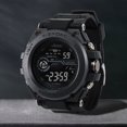 thumbnail image 4 of Reloj para hombre, deportivo, resistente al agua, para estudiantes, de aspecto elegante, para estudiantes de secundaria, moderno, multifuncional, con tecnología negra, reloj electrónico luminoso, 4 of 6