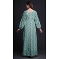 thumbnail image 3 of Bimba Robe Longue à Manches Longues Imprimée Libellule Artistique en Georgette Mousse pour Femmes - Petite, 3 of 5