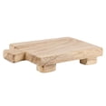 thumbnail image 1 of Flower Wooden Base Riser Wooden Tray Kitchen Sink Stand Flower Pot Stand Bathroom Home, 1 of 8