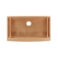 thumbnail image 7 of Rivage 36 x 21 Stainless Steel, Single Basin, Farmhouse Kitchen Sink with Apron in Rose Gold, 7 of 7
