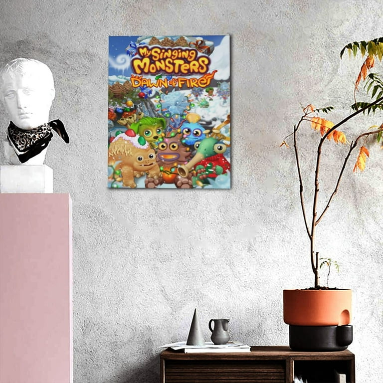 My Singing Monsters Wall Art Canvas Painting Artwork Picutures