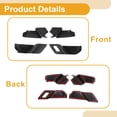 thumbnail image 4 of Recubrimiento del Tazón del Mango de la Puerta Interior para Mazda CX60 2022-2024 Marco de Decoración del Mango de la Puerta Interior Frontal Izquierdo Frontal Derecho Negro Fibra de Carbono 4 Pcs, 4 of 6