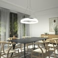thumbnail image 4 of Artika Optical LED Pendant, Silver, 4 of 6