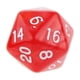 thumbnail image 4 of Dados de Juego perfecl 10 Piezas Pearl Red D20, 4 of 6