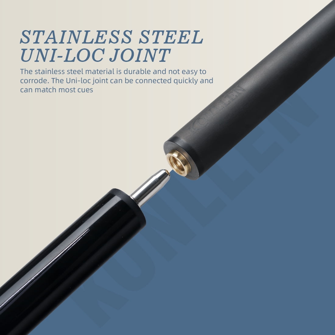 KONLLEN Heavy Hitter Jump Break Cue 3-Pieces Carbon Fiber Break