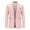 Pink, variant on jjayotai Mens Tops Clearance Mens Casual Fashion Solid Slim Fit Suit Jacket 1 Button Long Sleeves Stretch Lightweight Blazer Suit Business Sport Coat Tops