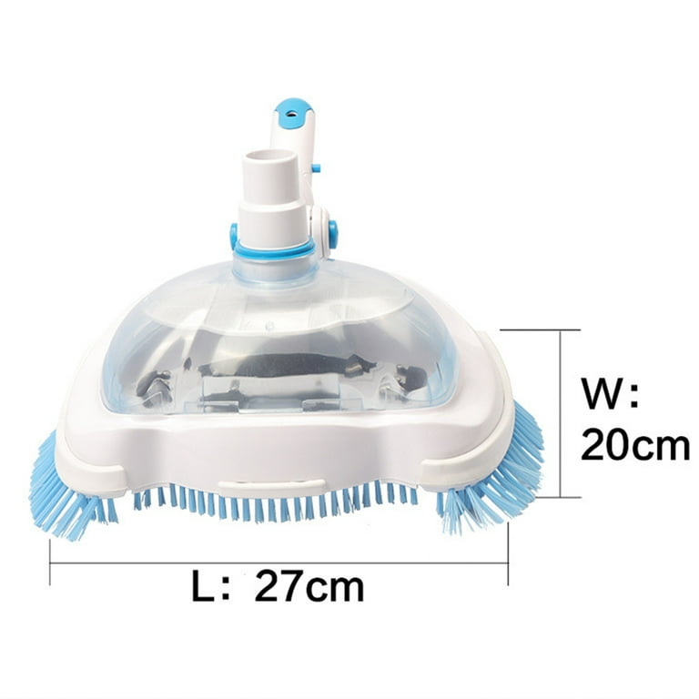 Pool Vacuum with Bottom Brush, Pool Cleaner Vacuum Head Suitable