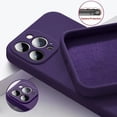 thumbnail image 2 of wangyu New Square Liquid Silicone Case For iPhone 15 14 13 11 12 Pro Max Mini 14 Plus XR X XS Max Shockproof Soft Cover funda, 2 of 7