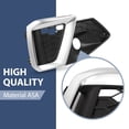 thumbnail image 4 of 2Pcs Fog Light Cover Fog Lamp Grilles Silver&Black Fit For Audi A4/S4 2020-2023, 4 of 10