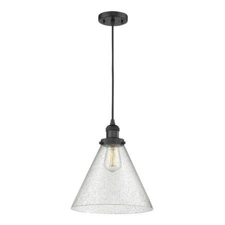 

Innovations Lighting 201C-L X-Large Cone X-Large Cone 1 Light 12 Wide Pendant - Black