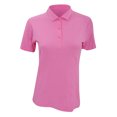 thumbnail image 1 of Anvil- Polo doble piqué semi ajustado para mujer (Rosa chicle), 1 of 2