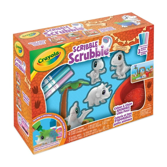 Crayola Scribble Scrubbie Dinosaur Set