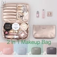 thumbnail image 2 of Gustave 2 in 1 Portable Travel Makeup Beauty Bag Waterproof Multifunction Cosmetic Organizer with Inner Pouch "Light Green", 2 of 11