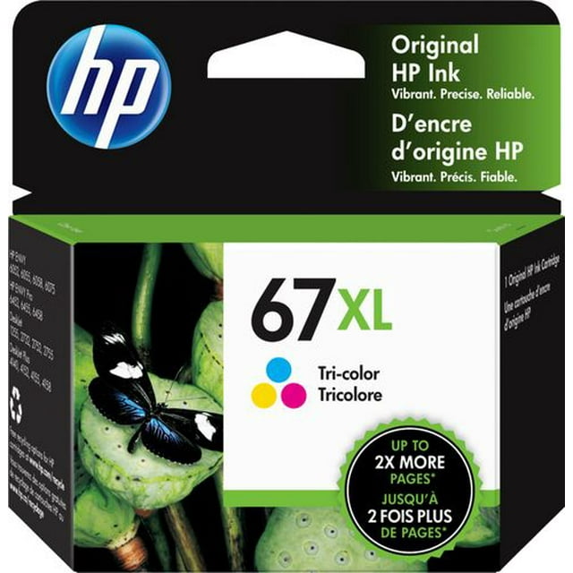 HP 67XL TRI-COLOR ORIGINAL INK HP 3YM58ANHP