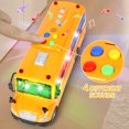 thumbnail image 2 of Autobús escolar de juguete Choopheme amarillo con luces y sonido de 1 a 3 años, 2 of 6