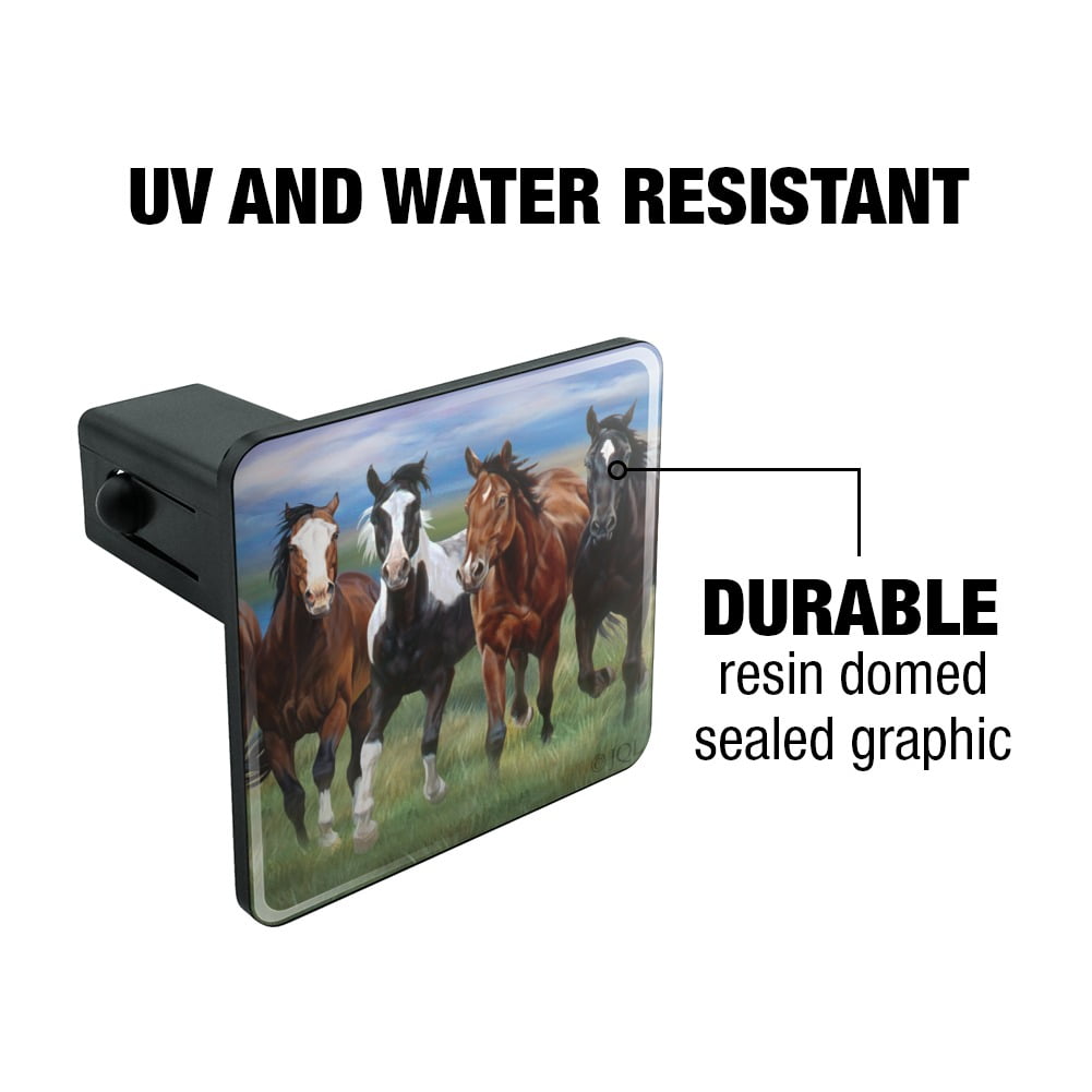 Graphics and More Horse Rearing Up Tow Trailer Hitch Cover Plug Insert 1 1//4 inch 1.25