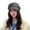 Grey, variant on Dpytoraw Leather Newsboy Cabbie Winter Hat For Women Beret Hat Hat Cabbie Painter Cap