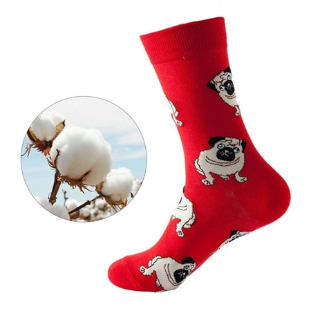 

12 pairs * Winter Socks For Mens Womens Socks Print Socks Gifts Cotton Long Funny Socks For Women Novelty Funky Cute Socks Mid Tube Socks socks for men