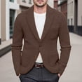 thumbnail image 2 of IWRICH Men's Shawl Collar Cardigan Sweater Button down Knitwear with Pockets Brown XL, 2 of 4