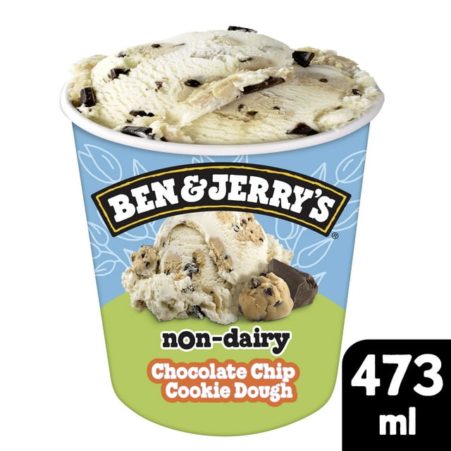 Dessert Glacé Non Laitier Ben & Jerry's Pâte à Biscuits aux Pépites de Chocolat 473 mL