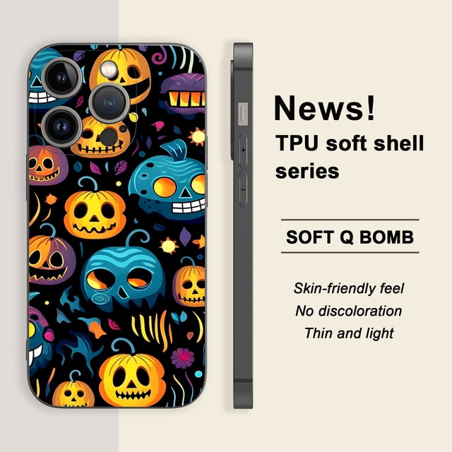 Exprésate con estilo: Funda de teléfono plateada mate con ilustración de dibujos animados extravagantes para iPhone 15 Pro Max 14 13 12 Pro 11