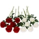 thumbnail image 1 of 12 piezas de rosas artificiales flores de tallo largo rosa de seda falsa para decoraciones caseras Wendding Sincero  Juguete, 1 of 5