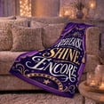 thumbnail image 6 of Theatrical Motivational Stage Draped Artwork, Dramatic Artistic Scene, Warm Flannel Blanket for Home Library and Reading Nook, Art Lovers Housewarming Gift, Artistic Home Decor, 6 of 9