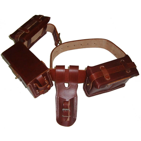 WW2 Japanese rifle leather belt set type 99