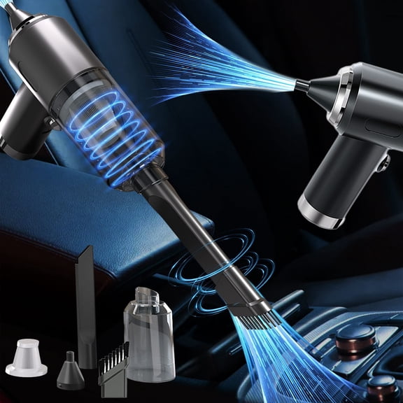 SDNall Car Vacuum Cleaner, Small Vacuum Cleaner, Portable Vacuum Cleaner for Car, Car Wireless Vacuum Cleaner Powerful High Power Large Suction Mini Handheld Car Home Indoor, Portable Car Vacuum
