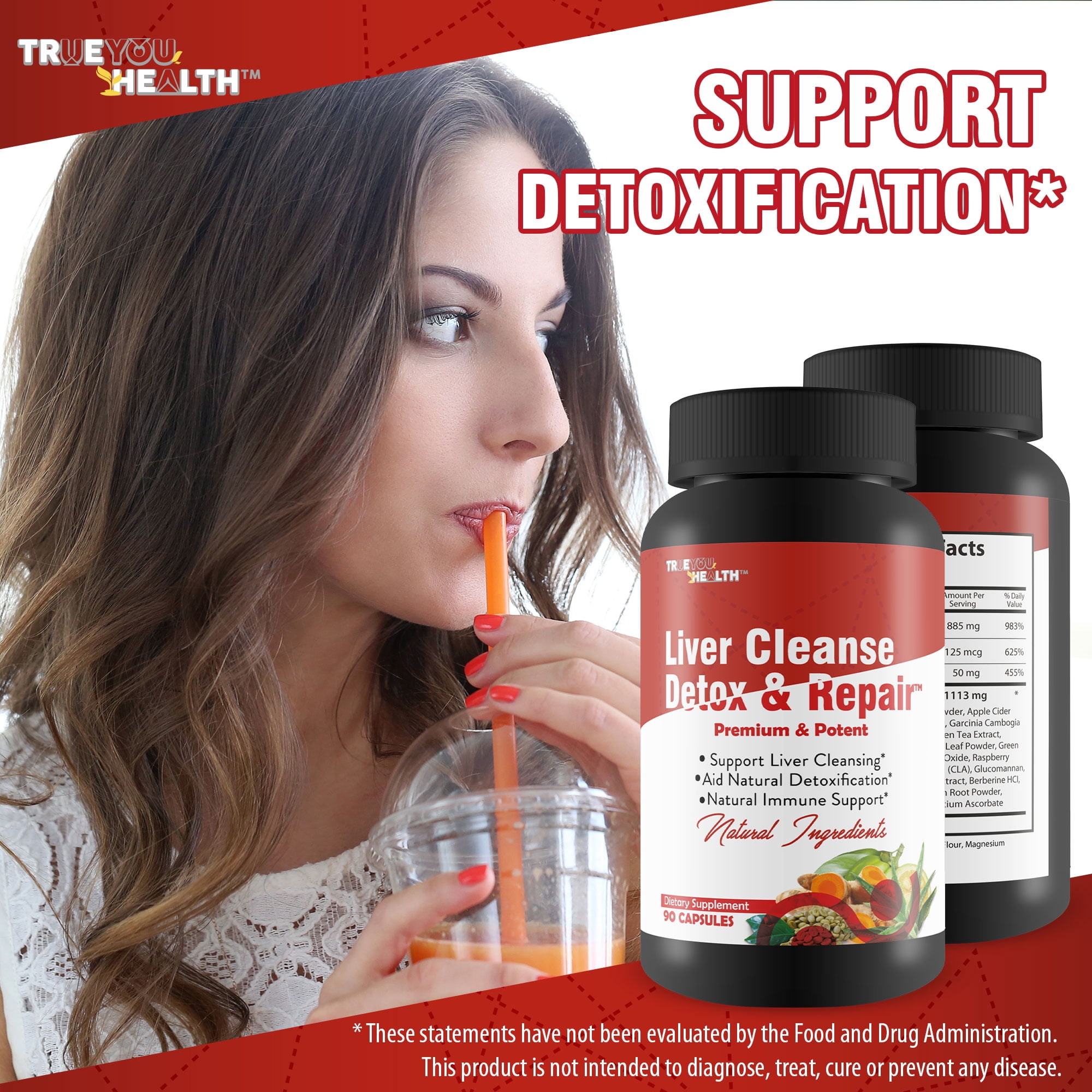 Liver Cleanse Detox & Repair - Liver, Kidney, & Colon Cleanse - Herbal Liver Support Supplement with Dandelion Root, Aloe, Turmeric, Ginger - Promote Liver Health Naturally